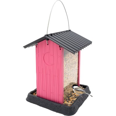 North States North States Wildbird Hopper Feeder, Fiesta Pink