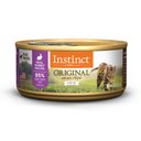 Instinct Original Real Rabbit Recipe Grain-Free Pate Wet Cat Food, 5.5-oz can, case of 12
