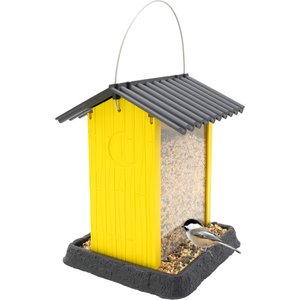 North States Wildbird Hopper Feeder, Fiesta Yellow