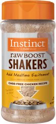 Instinct Raw Boost Shakers Cage-Free Chicken Recipe High-Protein Grain-Free Freeze-Dried Cat Food Topper, 5.5-oz bottle