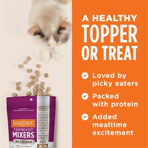 Instinct Boost Mixers Multivitamin Grain-Free Freeze-Dried Raw Adult Cat Food Topper, 5.5-oz bag