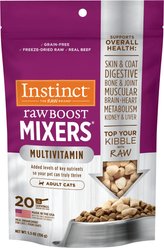 Instinct Boost Mixers Multivitamin Grain-Free Freeze-Dried Raw Adult Cat Food Topper, 5.5-oz bag