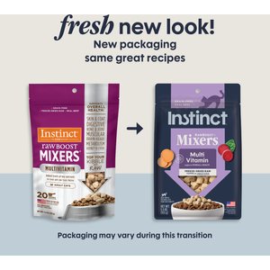 Instinct Boost Mixers Multivitamin Grain-Free Freeze-Dried Raw Adult Cat Food Topper, 5.5-oz bag