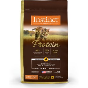 Instinct Ultimate Protein Cage-Free Chicken Recipe Grain-Free Dry Cat Food, 10-lb bag
