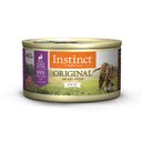 Instinct Original Real Rabbit Recipe Grain-Free Pate Wet Cat Food, 3-oz can, case of 24