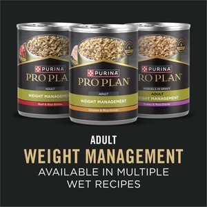 Purina Pro Plan Adult Weight Management Shredded Blend Chicken & Rice Formula Dry Dog Food, 34-lb bag