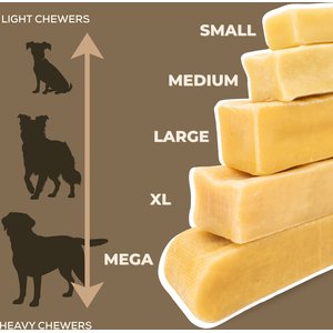 Bully Bunches Flavor Variety Pack Himalayan Yak Chew Dog Treats, Medium, 3 count