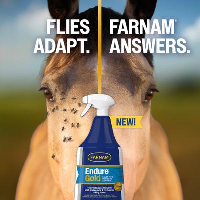 Show full view: Farnam Endure Gold Killer Horse Fly Spray, 32-fl oz bottle slide 5 of 9