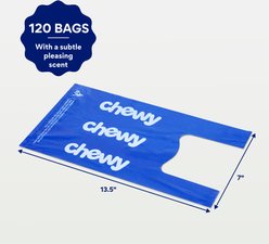 Chewy Made Handle Dog Poop Bags (FORMERLY FRISCO), Scented, 120 count slide 2 of 9