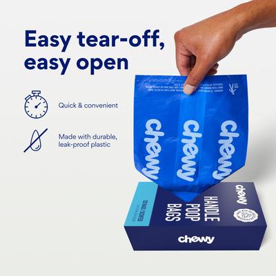 Show full view: Chewy Made Handle Dog Poop Bags (FORMERLY FRISCO), Scented, 120 count slide 4 of 9