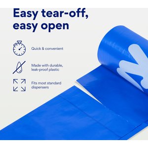 Chewy Made Refill Dog Poop Bags (FORMERLY FRISCO), Unscented, 120 count
