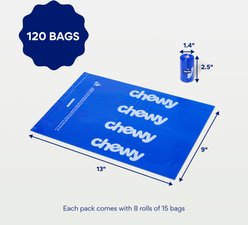 Chewy Made Refill Dog Poop Bags (FORMERLY FRISCO), Unscented, 120 count slide 2 of 9