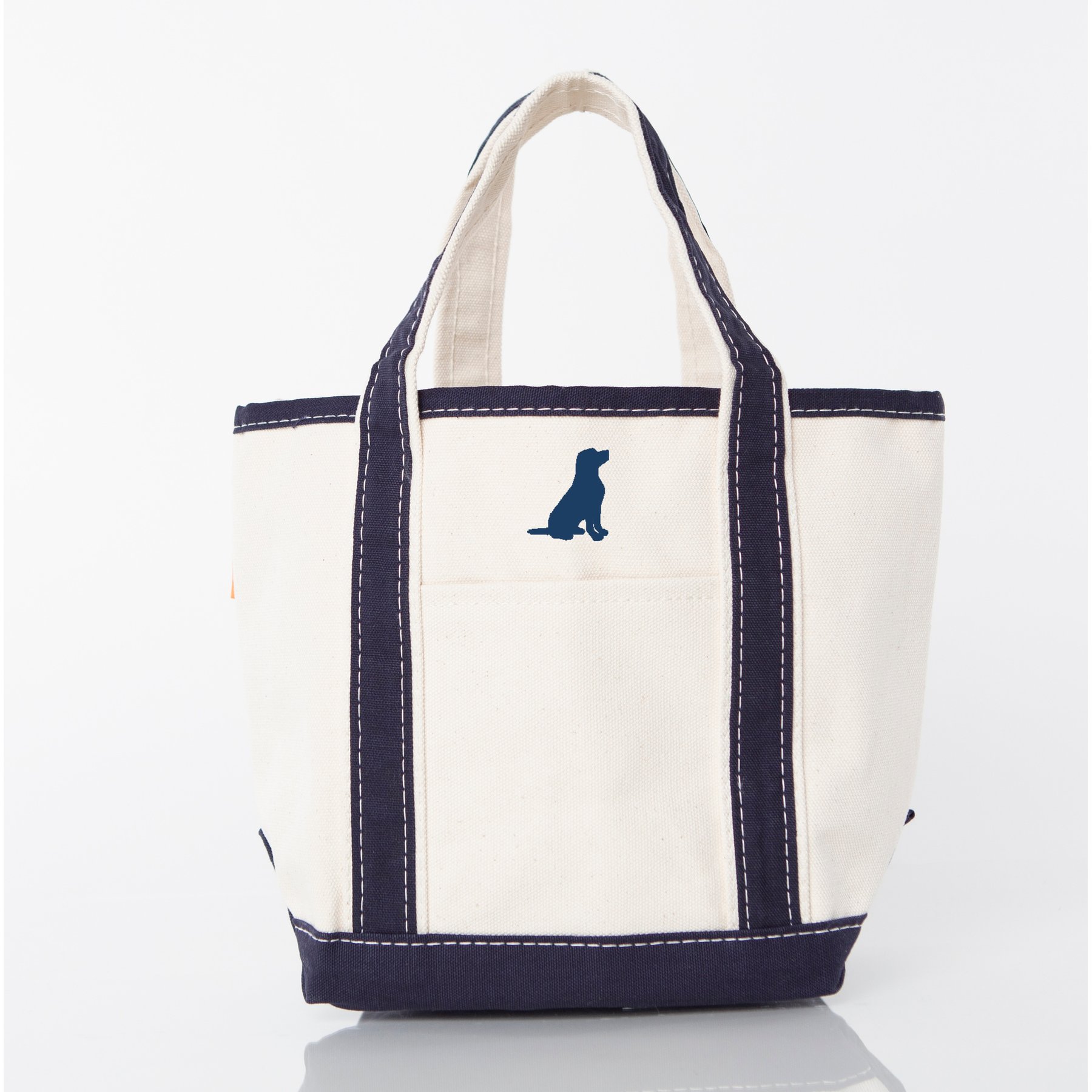 CB Station Handy Open Tote Bag, Small, Navy, MiniDog