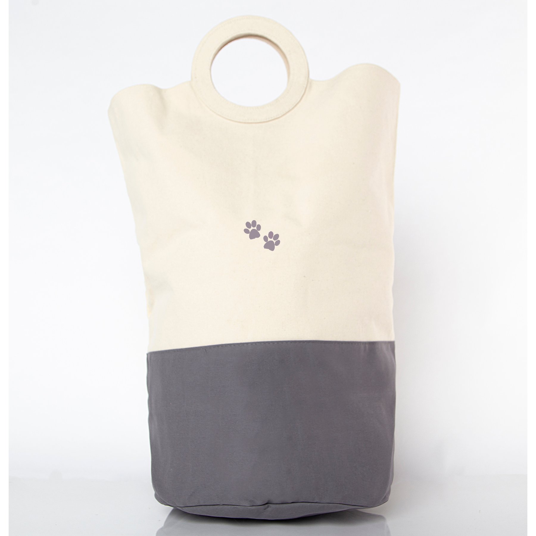 CB Station Laundry Hamper, Gray, FootPrints