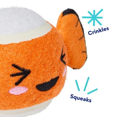 Show full view: Frisco Coastal Clownfish Fetch Squeaky Tennis Ball Dog Toy, Medium slide 3 of 8