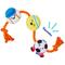 Show in main carousel: Frisco Sports Baseball, Tennis & Soccer Plush with Rope Squeaky Dog Toy, Medium/Large slide 3 of 8