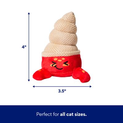 Show full view: Frisco Coastal Hermit Crab Dental Chew Plush Cat Toy with Silvervine & Catmint slide 2 of 7