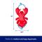 Show in main carousel: Frisco Coastal Lobster Plush with Rope Squeaky Dog Toy, Medium/Large slide 2 of 8
