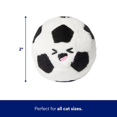 Show full view: Frisco Sports Soccer Sound Electronic Plush Cat Toy with Silvervine & Catnip slide 2 of 7