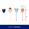 Show in main carousel: Frisco Coastal Plush Mice Cat Toy with Silvervine & Catnip, 4 count slide 2 of 7