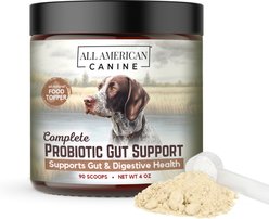 All American Canine Complete Probiotic Gut Support Dog Supplement, 4-oz bag