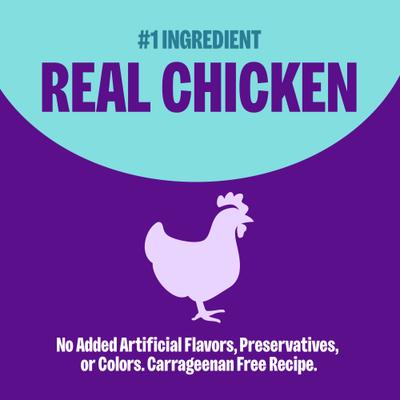 Show full view: Wellness Complete Health Kitten Pate Chicken Entrée Natural Wet Cat Food, 3-oz can, case of 24 slide 8 of 12