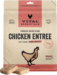 Vital Essentials Mini Patties Raw Chicken Entree Freeze-Dried Cat Food, 15-oz bag