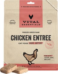 Vital Essentials Mini Patties Raw Chicken Entree Freeze-Dried Cat Food, 8-oz bag