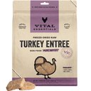 Vital Essentials Turkey Mini Patties Entree Freeze-Dried Raw Dog Food, 14-oz bag