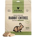Vital Essentials Mini Patties Raw Rabbit Entree Freeze-Dried Dog Food & Topper, 14-oz bag