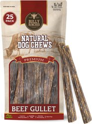 Bully Bunches 6-inch Beef Flavor Natural Jerky Sticks Dog Treats, 25 count