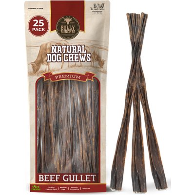 Bully Bunches Bully Bunches 12-inch Beef Flavor Natural Jerky Sticks Dog Treats, 25 count