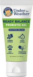 Under the Weather Ready Balance Probiotic Coconut Flavored Squeezable Gel Digestive Aid Supplement for Cats, 3.5-oz tube