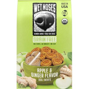 Wet Noses Grain-Free Apple & Ginger Flavor Dog Treats, 14-oz box
