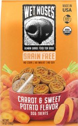 Wet Noses Grain-Free Carrot & Sweet Potato Flavor Dog Treats, 14-oz box