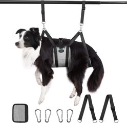 Ownpets Pet Grooming Hammock with Carabiners, Medium