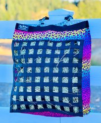 Star Point Horsemanship Rainbow Cheetah Slow Feed Horse Hay Bag slide 2 of 2