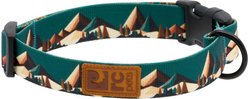 RC Pets Eco Polyester Dog Collar, Serene Slopes, Large: 15 to 25-in neck, 1-in wide