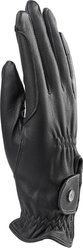 Shires Equestrian Products Aubrion Leather Ladies Horse Riding Gloves, Black, X-Small