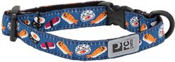 RC Pets Kitty Breakaway Nylon Reflective Cat Collar, 8 to 10-in neck, 1/2-in wide, Sushi