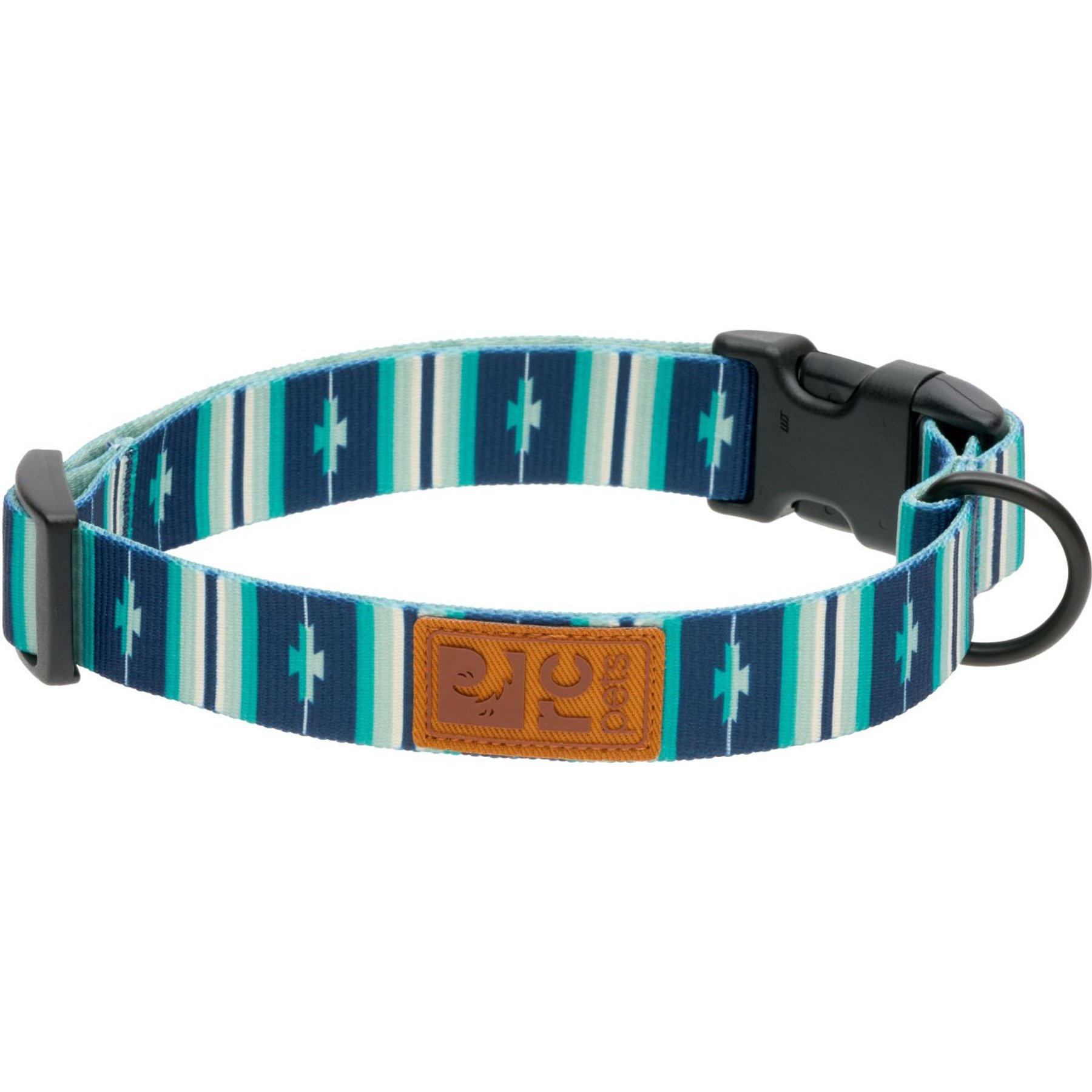 RC Pets Eco Polyester Dog Collar, Surf Side, Small: 9 to 13-in neck, 3/4-in wide
