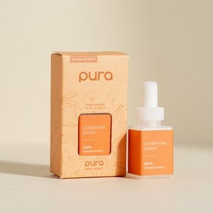 Pura Clementine Mango Home Fragrance Diffuser Refill Deodorizer Dog & Cat Air Freshener, Multicolor, 0.33-fl oz