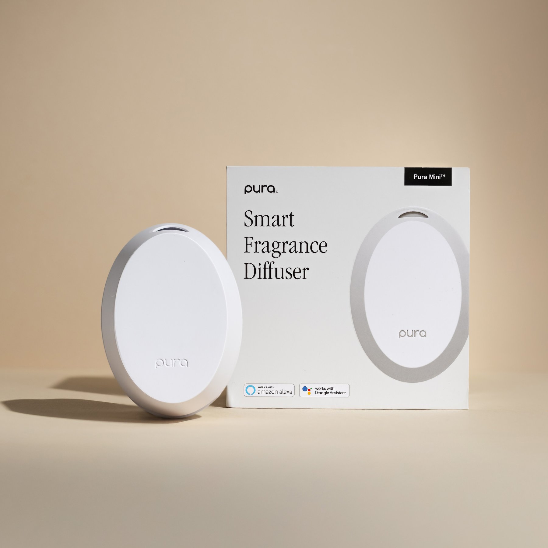 Pura Mini Smart Fragrance Diffuser Accessory Dog & Cat Air Freshener, White