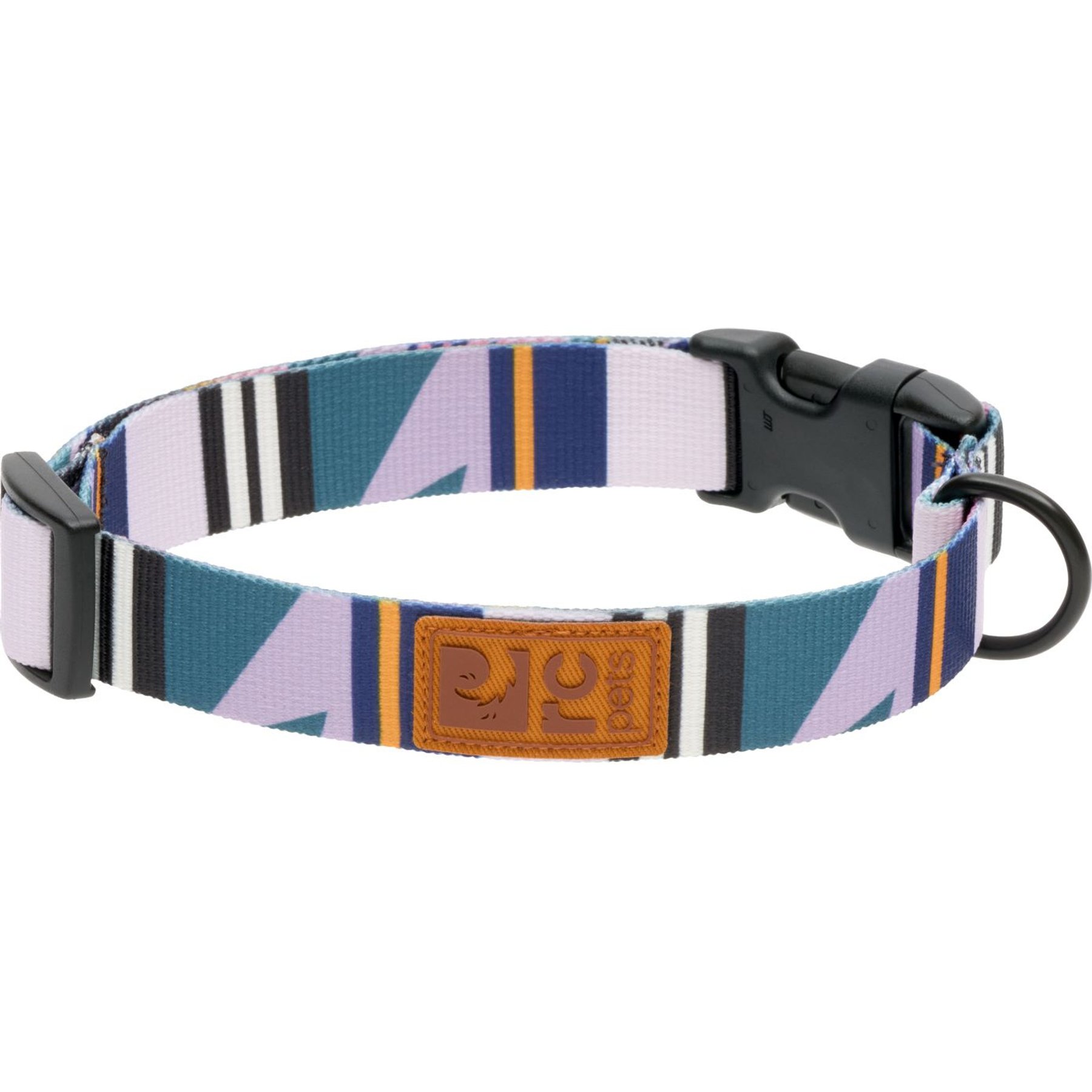 RC Pets Eco Polyester Dog Collar, Lilac Edge, Small: 9 to 13-in neck, 3/4-in wide