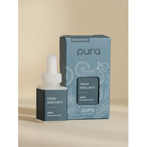 Pura Fresh Bergamot Home Fragrance Diffuser Refill Deodorizer Dog & Cat Air Freshener, Multicolor, 0.33-fl oz