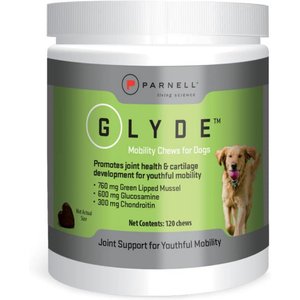 Glyde Mobility Chews Hip & Joint Support Supplement with Glucosamine & Chondroitin for Dogs, 120 count