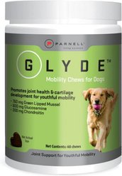 Glyde Mobility Chews Hip & Joint Support Supplement with Glucosamine & Chondroitin for Dogs, 60 count slide 1 of 9