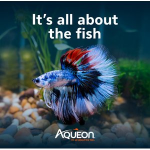 Aqueon LED MiniBow SmartClean Fish Aquarium Kit, Black, 5-gal