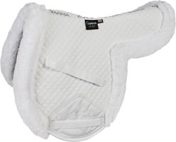 Shires Equestrian Products SupaFleece Rimmed Shaped Horse Pad, 22 x 18-in