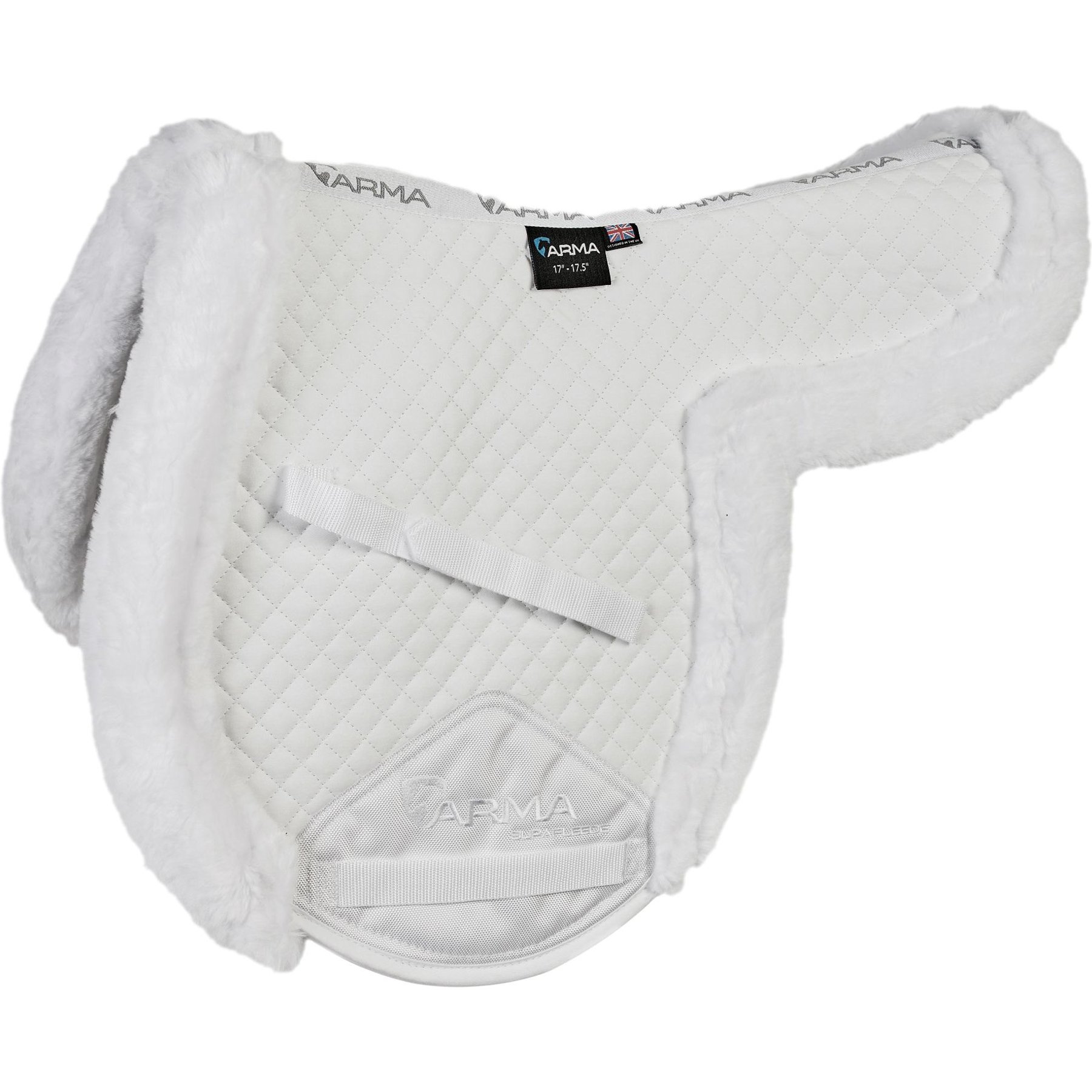 Shires Equestrian Products SupaFleece Rimmed Shaped Horse Pad, 22 x 18-in